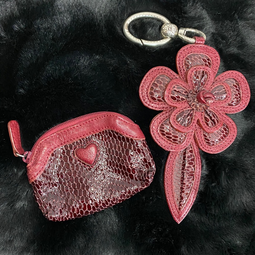 Brighton Coin Pouch Bag Fob Keychain Set